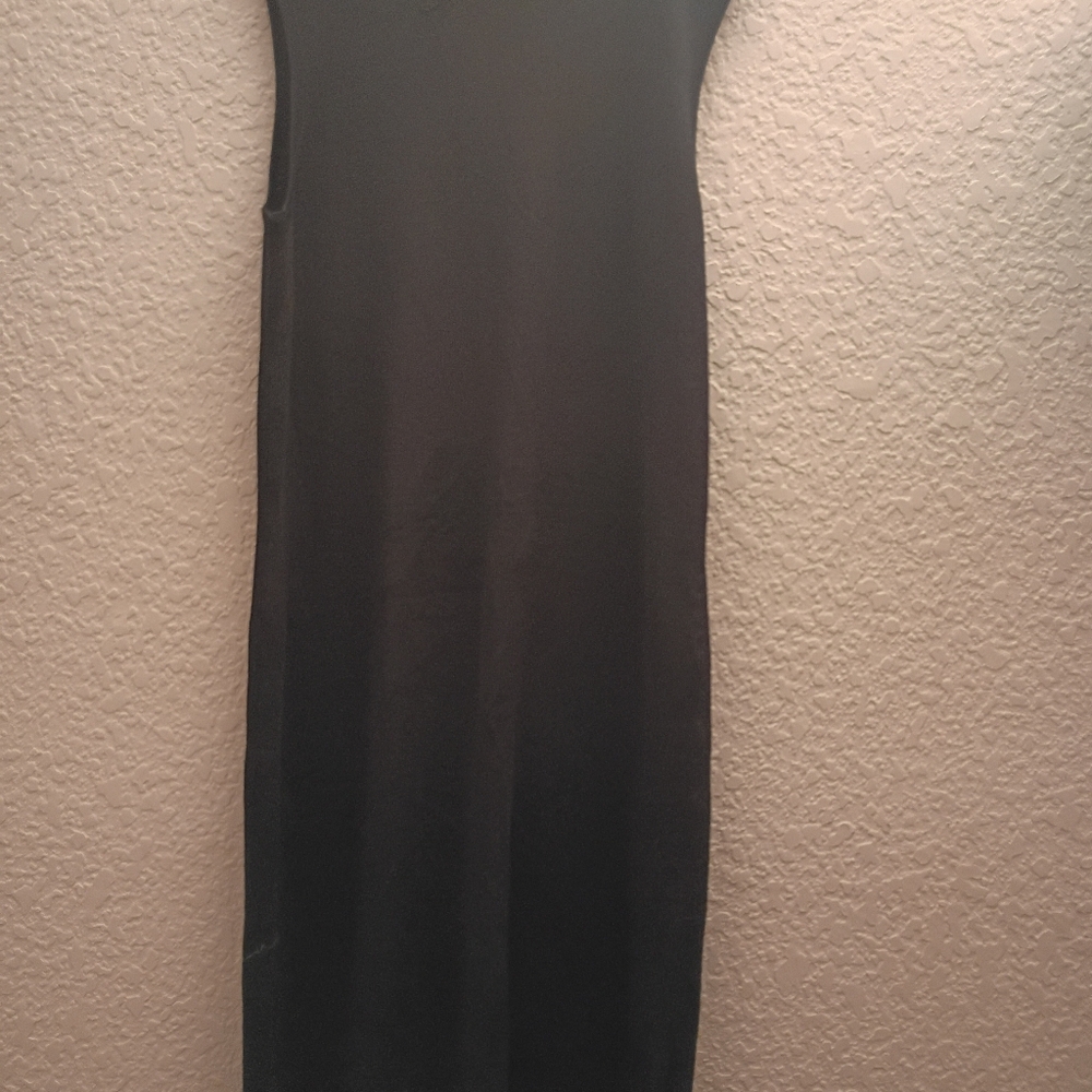 Kasper Medium Petite Classic Black Sweater Dress - Picture 6 of 6